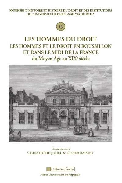 Couverture du livre Les hommes du droit