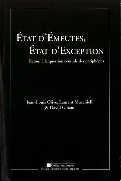 Couverture du livre Etat d'émeutes