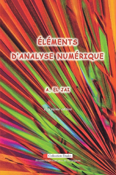Couverture du livre Elements d'analyse numérique