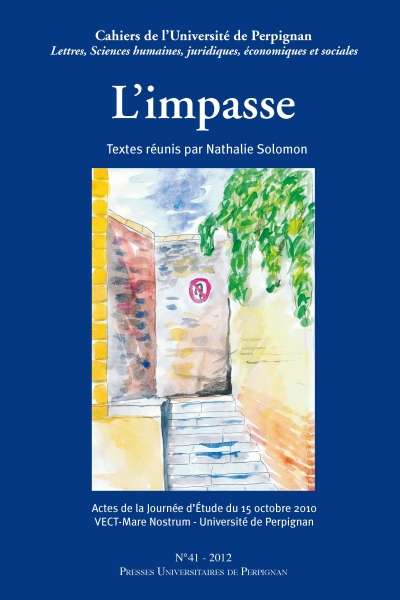 Couverture du livre L'impasse