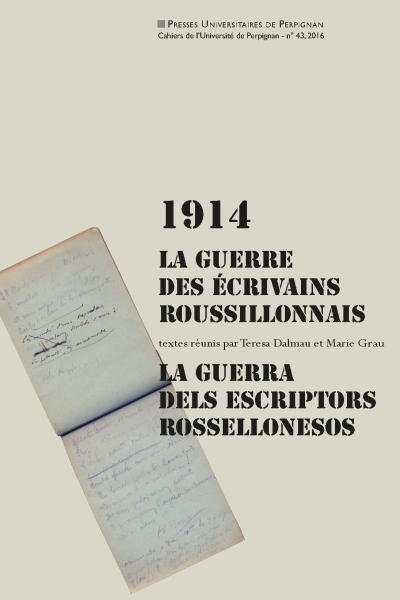 Couverture du livre La guerre des écrivains roussillonnais