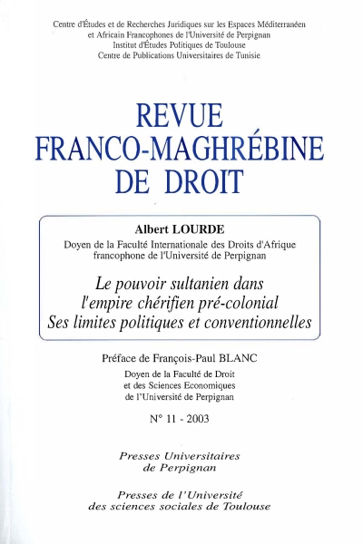 Couverture de la revue RFMD 11