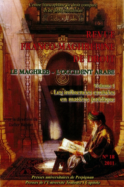 Couverture du livre Le maghreb, l'occident arabe, vol1, les influences croisées