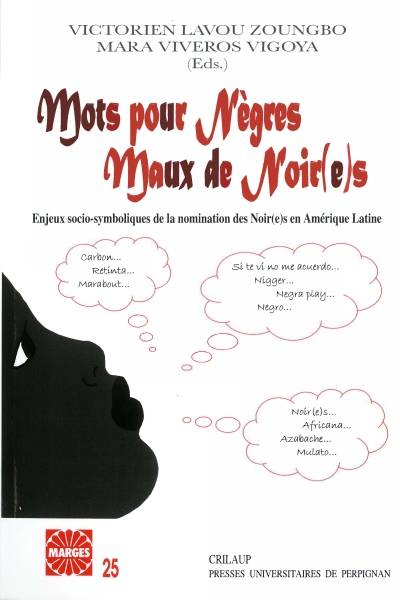 Couverture du livre Mots pour Nègres Maux de Noir(e)s