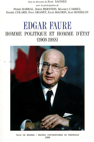 Couverture du livre Edgar Faure
