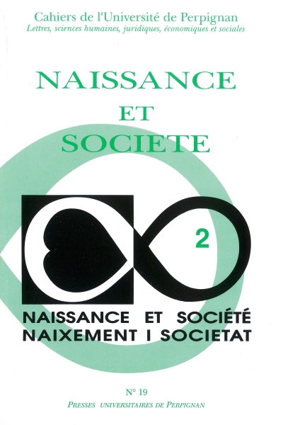 Couverture du livre Naissance et société - Cahiers de l'Université n°19