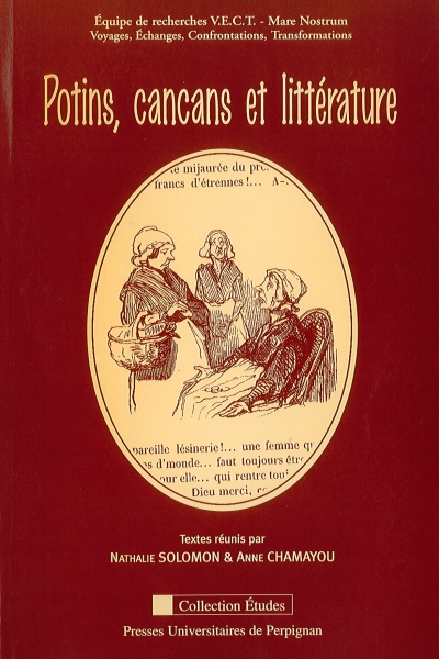 Couverture du livre Potins, cancans et littérature