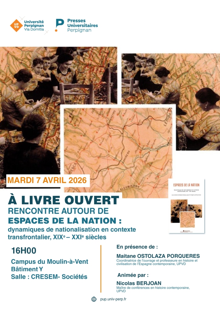 Affiche Rencontre A livre ouvert Espaces de la nation