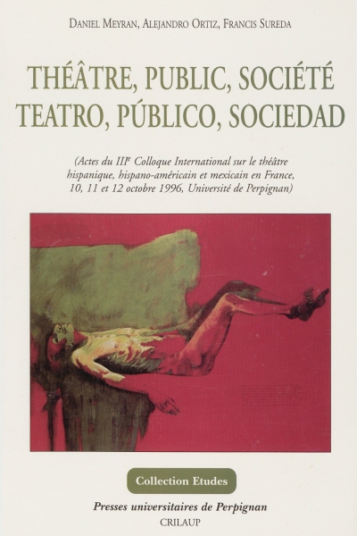 Couverture du livre Théâtre, public, société
